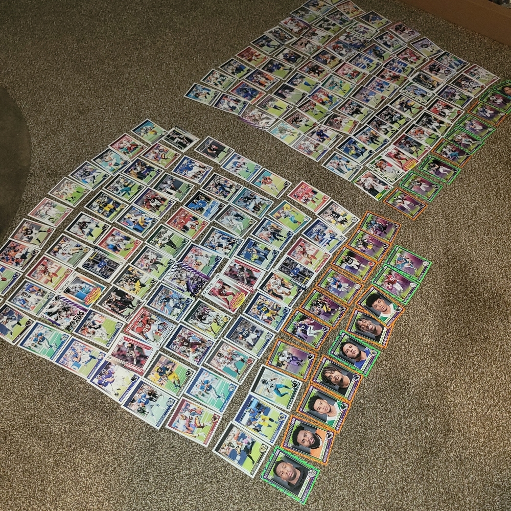 143 panini 2024 Score football trading cards + 25 Score a treat Halloween themed